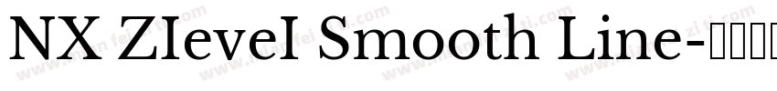 NX ZIeveI Smooth Line字体转换